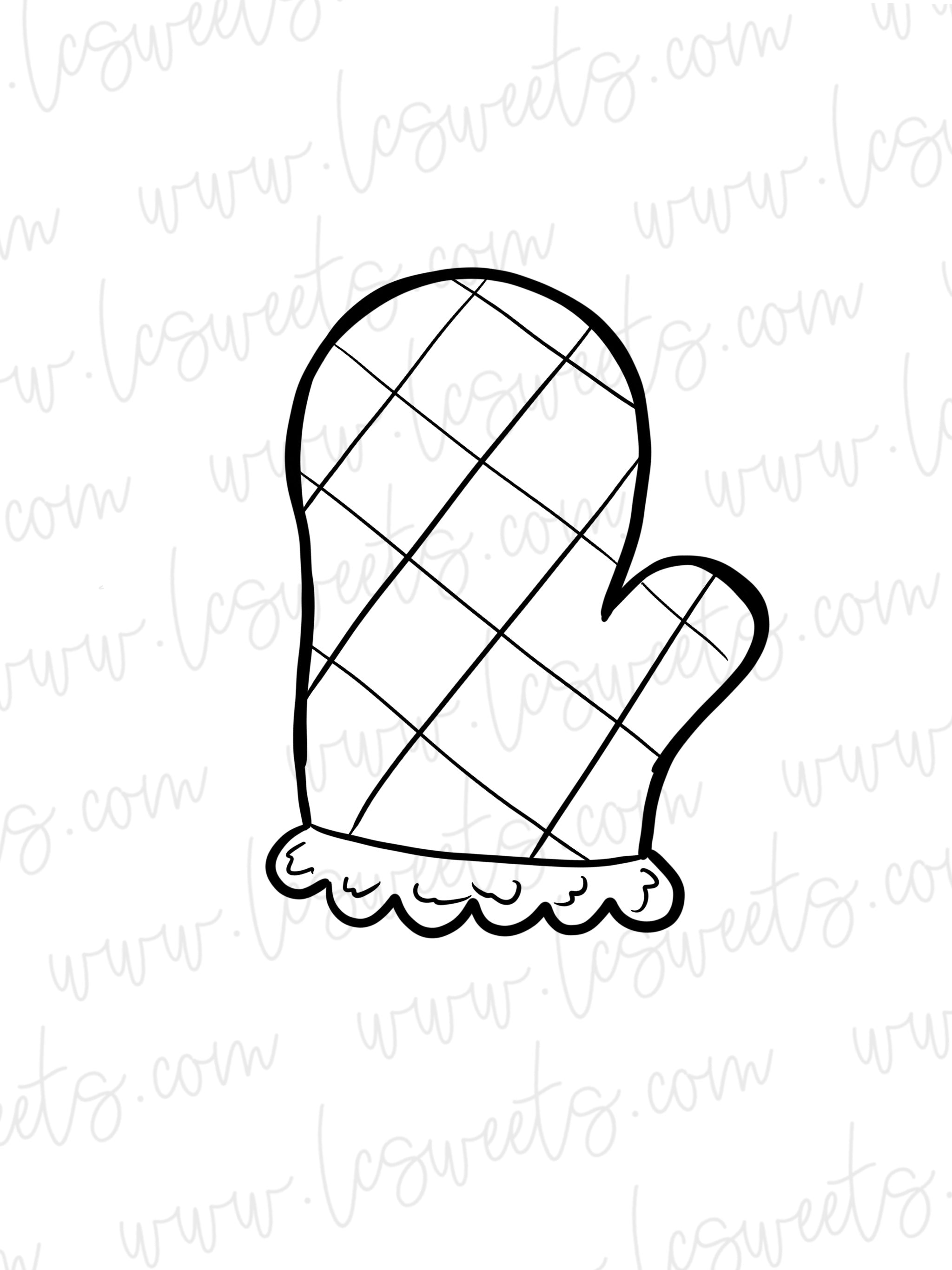 Cute Oven Mitt SVG Cut file by Creative Fabrica Crafts · Creative Fabrica